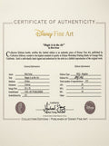 Disney Fine Art Magic is in the Air by Bret Iwan Certificate of Authenticity by Vanessa Jane