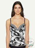 Bleu Rod Beattie Women's Plunge Tankini Top/ Size 6 by Vanessa Jane