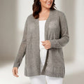 Belle by Belldini Plus Size Pointelle-Stitch Cardigan, Size 3X by Vanessa Jane