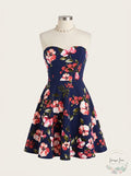 B Darlin Juniors' Strapless Fit & Flare Dress, Size 7/8 by Vanessa Jane