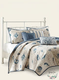 Madison Park Nantucket Coastal Quilted Coverlet Set, King, Blue by Vanessa Jane