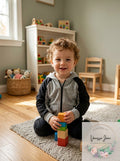 Ideology Girls Colorblocked Zip-up Hoodie, Size 2T by Vanessa Jane