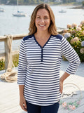 Charter Club Heather Long-Sleeve Top, Size 0X by Vanessa Jane