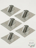 Lot of 5 Amerivent 4Ef Roof Vent Flashing, 4inches by Vanessa Jane