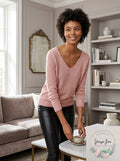 Bar III Wear 2 Ways Twist Sweater, Size Medium by Vanessa Jane