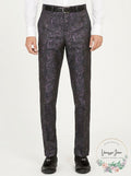 Tallia Orange Mens Slim-Fit Snakeskin-Print Pants, 33x30 by Vanessa Jane