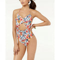 Hula Honey Juniors Such A Fleury Printed Cut Out Swimsuit, Sz Medi by Vanessa Jane