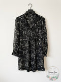 Lucky Brand Women's Marble Print Dress, Black/Multi, Large by Vanessa Jane