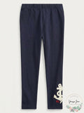 Polo Ralph Lauren Toddler Girls Anchor Stretch Jersey Legging, Size 4T by Vanessa Jane