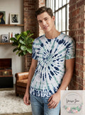 Guess Mens Spiral Tie-Dyed T-Shirt, Size XL by Vanessa Jane