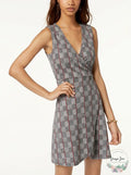 Planet Gold Juniors Liverpool Printed Wrap Dress,Size XXS by Vanessa Jane