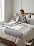 Madison Park Elma Oversized Textured Plush Throw by Vanessa Jane