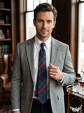 Tommy Hilfiger Men’s Slim Lux Bold Tie – Burgundy by Vanessa Jane