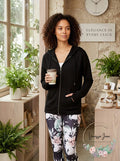 Ideology Zip Long Sleeve Hoodie, Size XS by Vanessa Jane