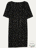 Alfani Printed Sheath Dress Color Pop Dot, Size 14 by Vanessa Jane