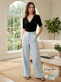 American Rag Juniors Ruched-Sleeve Rib-Knit Velvet Top by Vanessa Jane