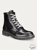 INC International Concepts Men’s Ivan Lace-up Boots, Black, Size 12 by Vanessa Jane