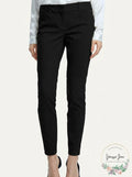 SATINATO Womens Straight Pants Stretch Slim Skinny Trousers,Size 0 by Vanessa Jane