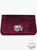 I.n.c. Mishel Velvet Brooch Clutch by Vanessa Jane