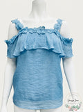 Thalia Sodi Crochet Off-The-Shoulder Top, Size Small by Vanessa Jane