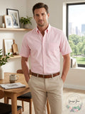 Club Room Mens Wrinkle-Resistant Button-Up Short Sleeve Dress Shirt, SZ 14.5 by Vanessa Jane