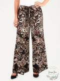Ny Collection Printed Wide Leg Pants, Size Medium by Vanessa Jane