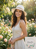 I.n.c. Packable Raffia Panama Hat by Vanessa Jane