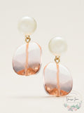Charter Club Imitation Pearl and Stone Drop Earrings by Vanessa Jane