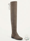 Marc Fisher Womens Humor 2 Solid Riding Over-the-Knee Boots,5M/Taupe Fabric by Vanessa Jane