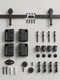Everbilt 72 in. Stainless Steel Strap Sliding Barn Door Track and Hardware Kit by Vanessa Jane
