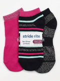 Stride Rite No-Show (3-Pack) Assorted, Size Shoe, Size 7-10 Kids Shoes by Vanessa Jane
