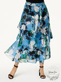 INC International Concepts Plus Size Printed Tiered Skir,t Size 20W by Vanessa Jane