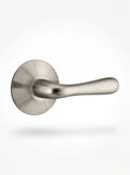 Emtek Privacy Lever Set with Modern Rosette and Basel Levers by Vanessa Jane