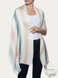 Inc International Concepts Tie-Dyed Stripes Pashmina Scarf by Vanessa Jane