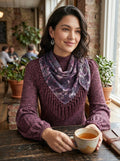 Style & Co Tassel-Trim Blouse with Removable Scarf, Size Small by Vanessa Jane
