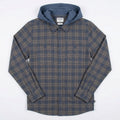 Hurley Mens Crowley Washed Hooded Long Sleeve Shirt, Size Small by Vanessa Jane