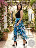 INC International Concepts Plus Size Printed Tiered Skir,t Size 20W by Vanessa Jane