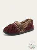 Isotoner Signature Trellis Tessa Sweater-Knit Slippers, Size 7 by Vanessa Jane