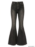 Free People Womens Irreplaceable High Waist Flare Jeans by Vanessa Jane