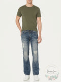 Buffalo David Bitton Mens Driven Relaxed Straight Worn Denim, Size 34X34 by Vanessa Jane
