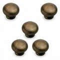 Hickory Hardware Cottage 1-1/8 Inch Mushroom Cabinet Knob, 5 Pack by Vanessa Jane