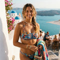 ONeill Womens Santorini Bandeau Bikini Top, Size Large by Vanessa Jane