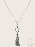 Charter Club Silver-Tone Chain Tassel Pendant Necklace by Vanessa Jane