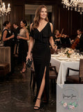 Lauren Ralph Lauren Cold-Shoulder Jersey Gown, Size 8 by Vanessa Jane