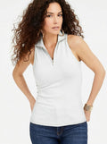 Thalia Sodi Zip-Front Halter Top, Size XS by Vanessa Jane