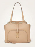 Dkny Paris Large Tote Leather Satchel Handbag Driftwood by Vanessa Jane