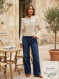 INC International Concepts I.N.C. Ruffled Linen Jacket, Size XS by Vanessa Jane