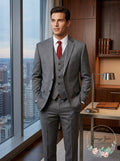 Lauren Ralph Lauren Men Wool Lined Two-Button Blazer, Grey Size 60 Long by Vanessa Jane