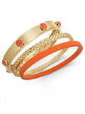 Inc Gold-Tone 3-Pc. Set Bangle Bracelets by Vanessa Jane