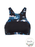 Roxy Womens Keep Crop Top, Anthracite Blur Paint, Small by Vanessa Jane